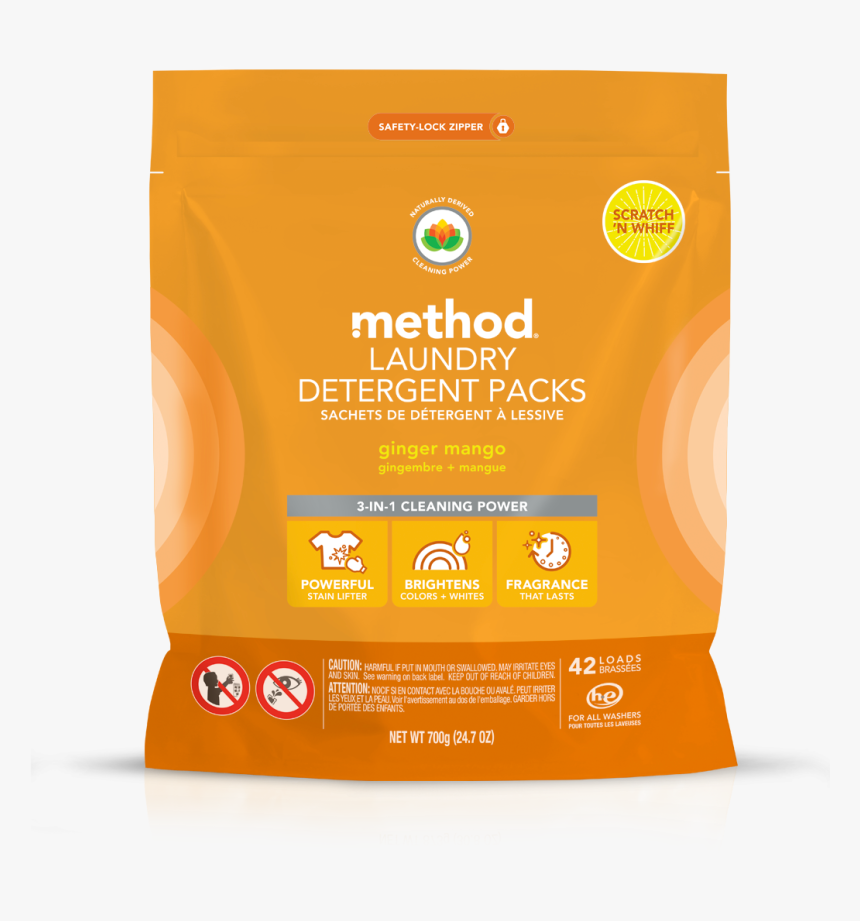 Laundry Detergent Packs 42 Loads - Laundry Detergent, HD Png Download