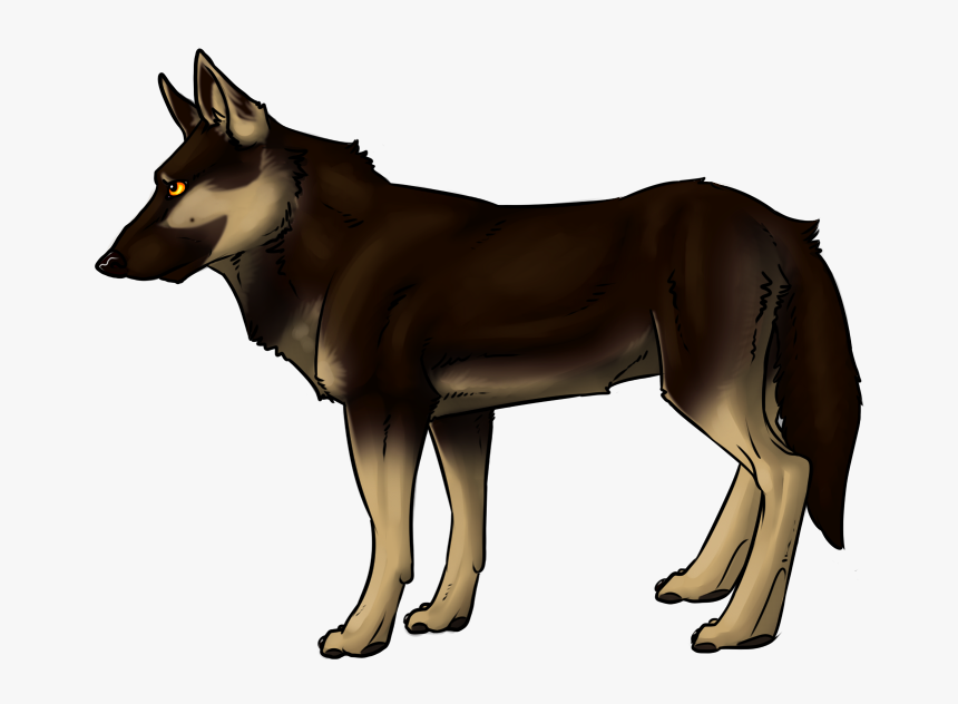 Side Drawing German Shepherd - German Shepherd Art Png, Transparent Png