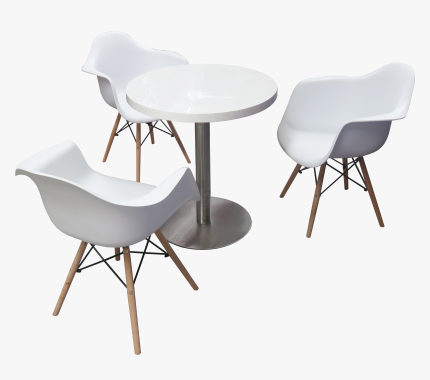 Cafe Table Png Picture Black And White - Cafe Wooden Chairs And Tables Png, Transparent Png