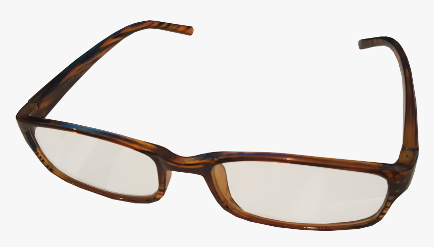Brown Reading Glasses Transparent Background Png Image - Wood, Png Download