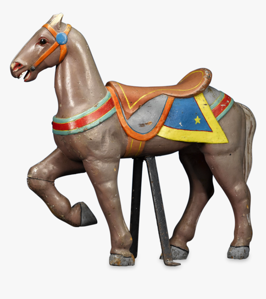 Miniature Illions Standing Carousel Horse - Sorrel, HD Png Download