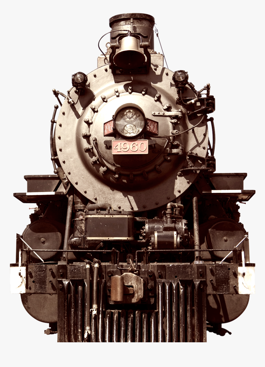Train Rail Png Hd - Locomotive, Transparent Png