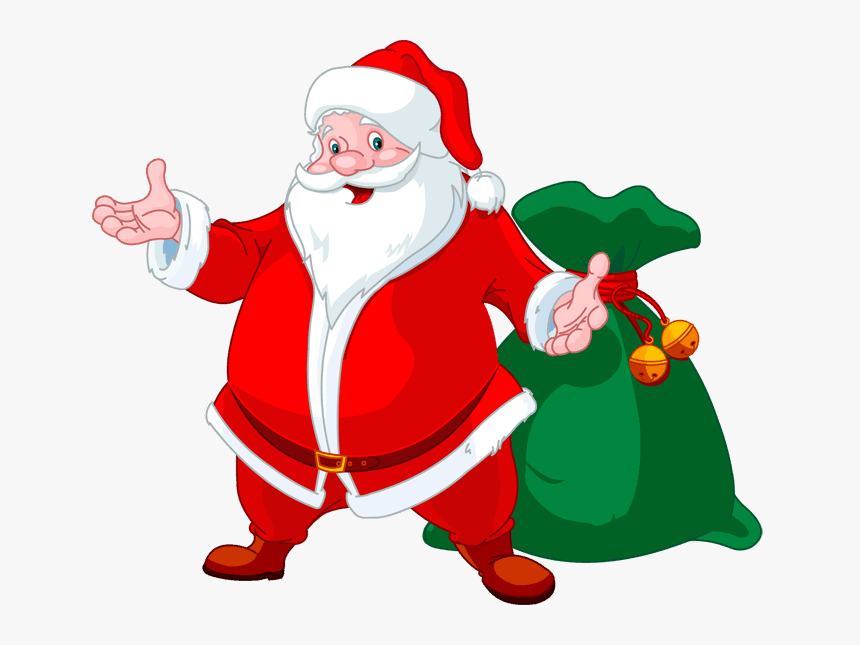 Santa Claus Ymca - Santa Claus With His Bag, HD Png Download
