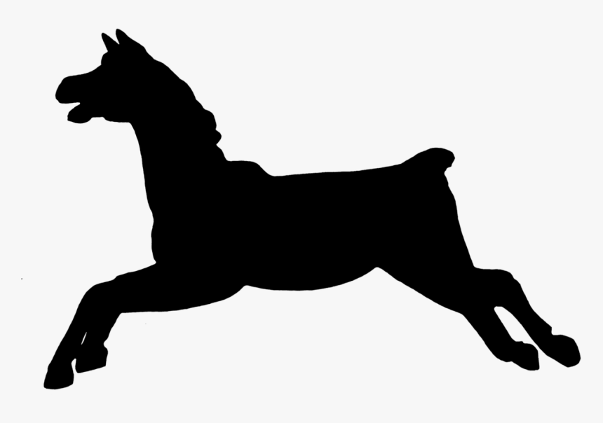 Carousel Horse Carousel Horse Free Picture - Carousel Horse Black And White Clipart Png, Transparent Png