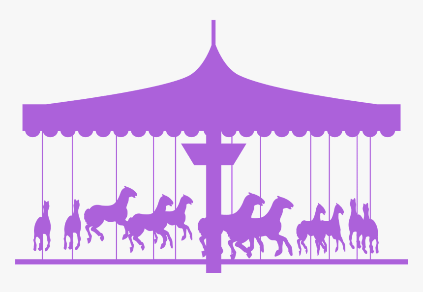 Blue And Green Carousel, HD Png Download