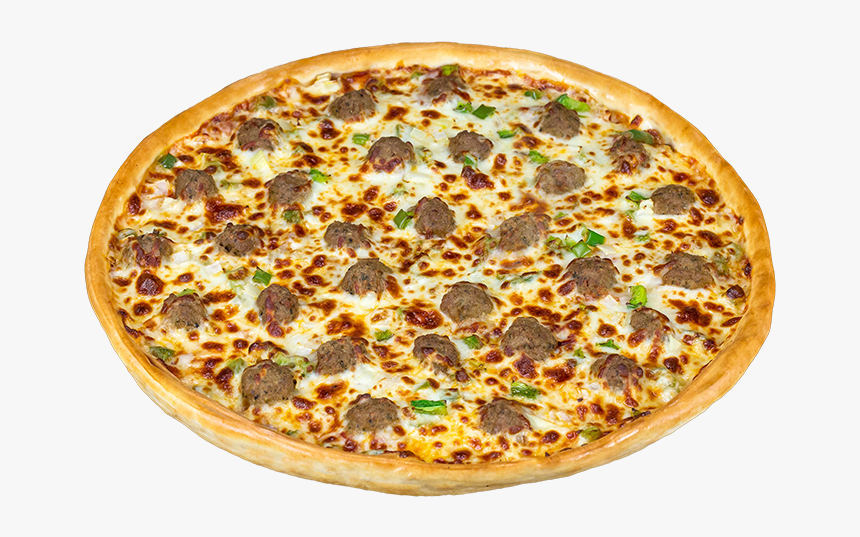 Pizza With Bacon Chicken And Meatballs , Png Download - California-style Pizza, Transparent Png