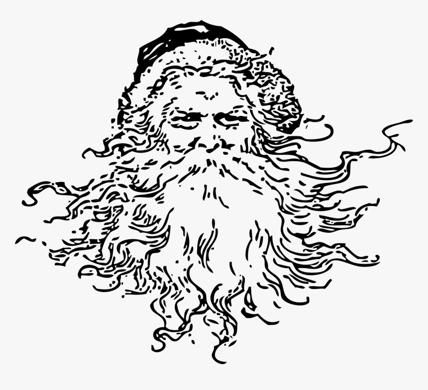 Colour In Father Christmas, HD Png Download