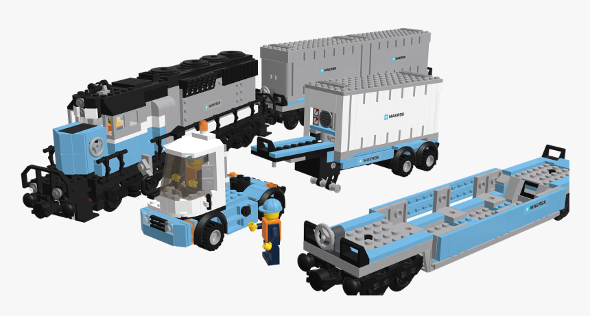 Lego Maersk Train Ldd, HD Png Download