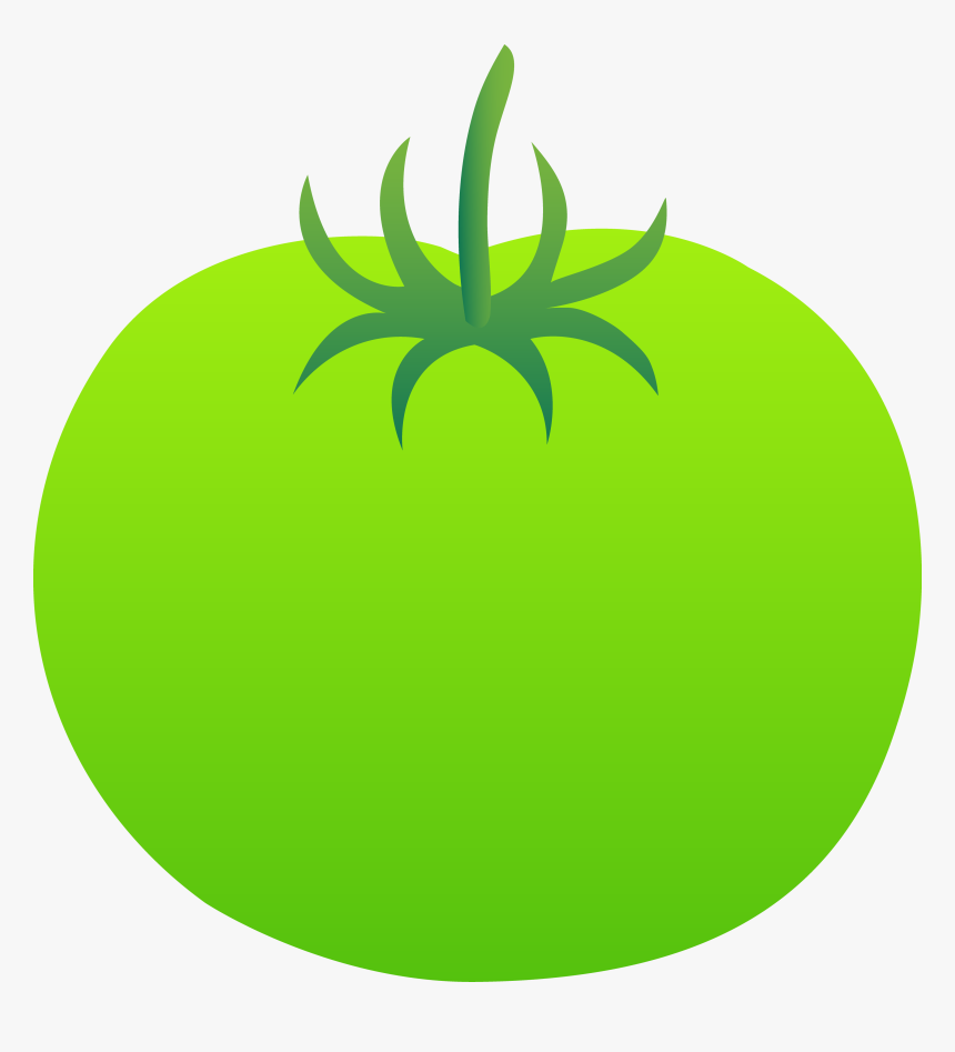 Tomato Cliparts - Clip Art Tomato Green, HD Png Download