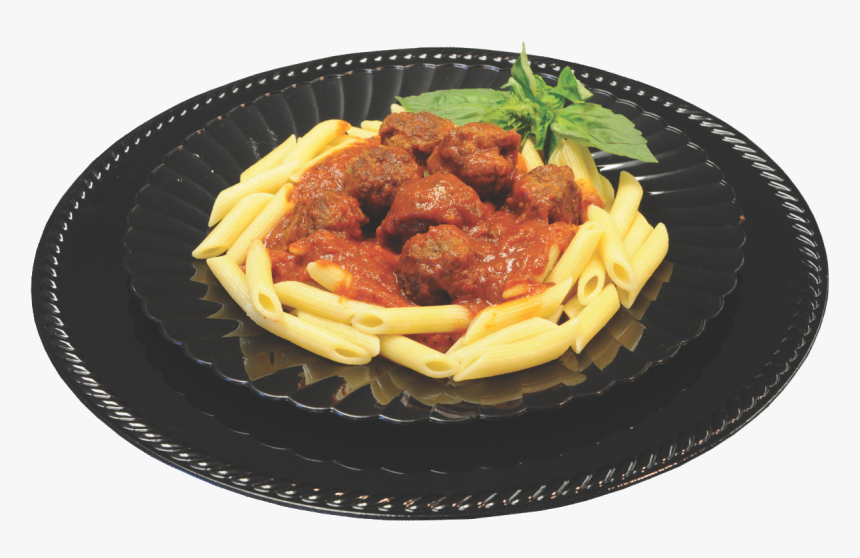 Picture Of Penne Pasta & Meatballs - Platos Italianos Png, Transparent Png