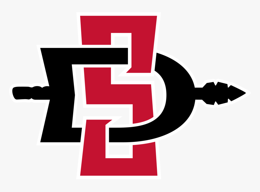 Baseball Letters Png - San Diego State Basketball Logo, Transparent Png