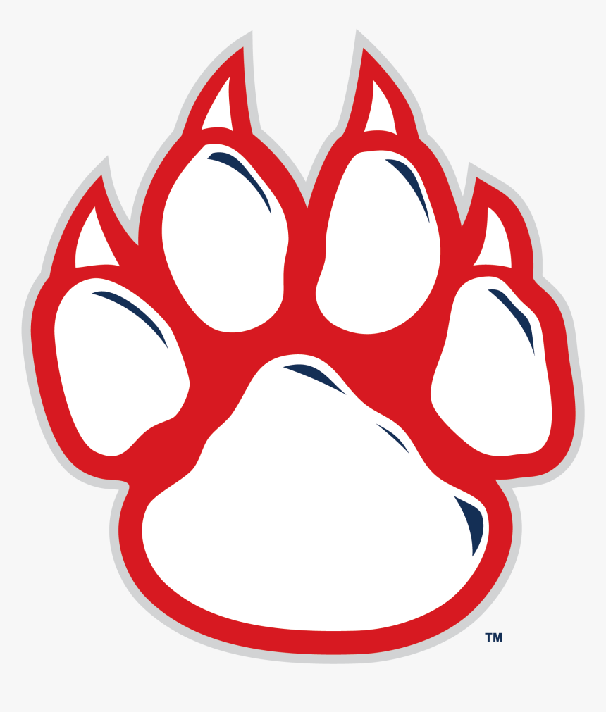 White Panther Paw Print Transparent Background - Transparent Wildcat Paw Print, HD Png Download