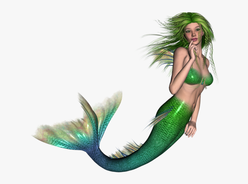 Transparent Mermaid Png - Mermaids Transparent Background, Png Download