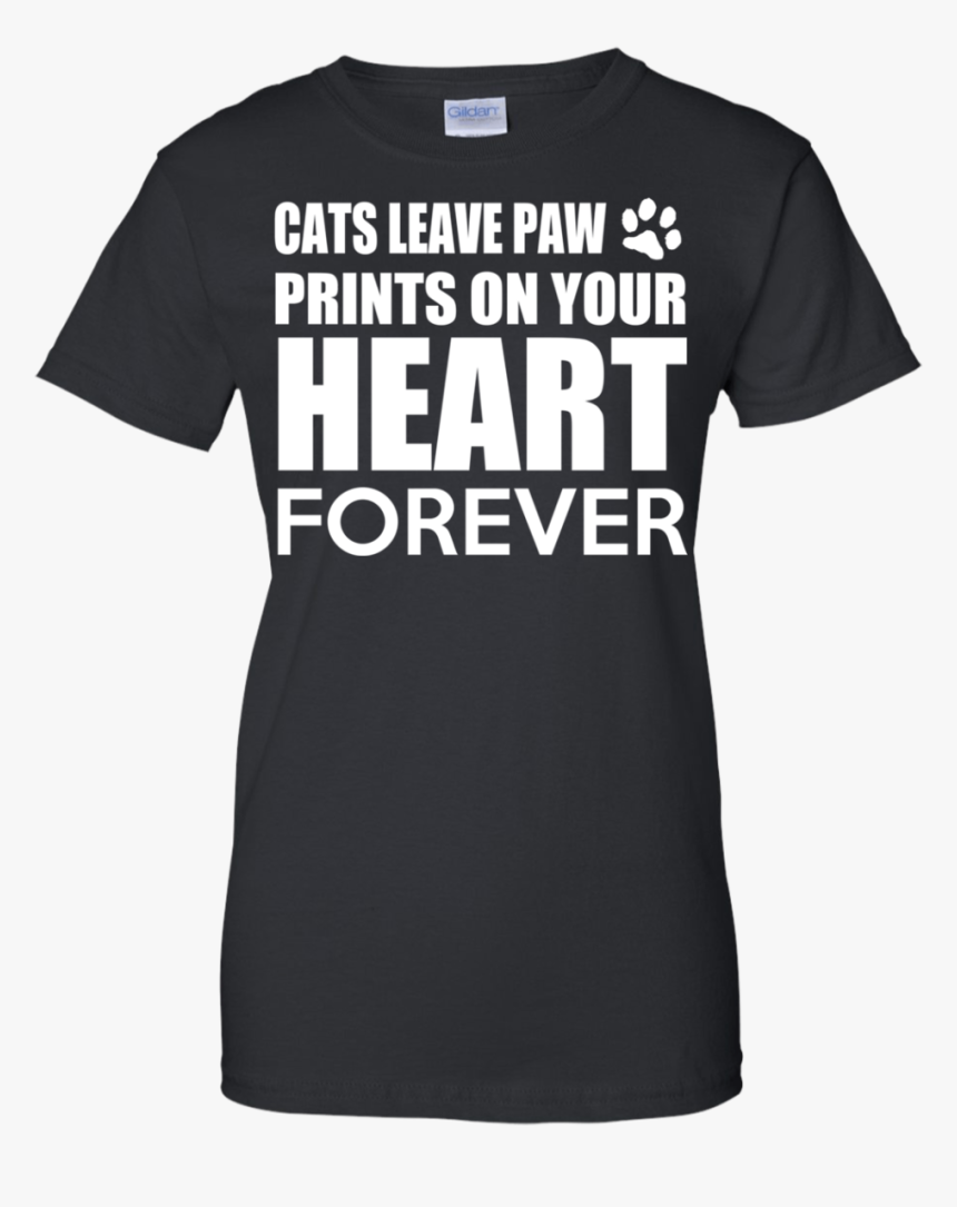 Transparent Cat Paw Prints Png - T-shirt, Png Download