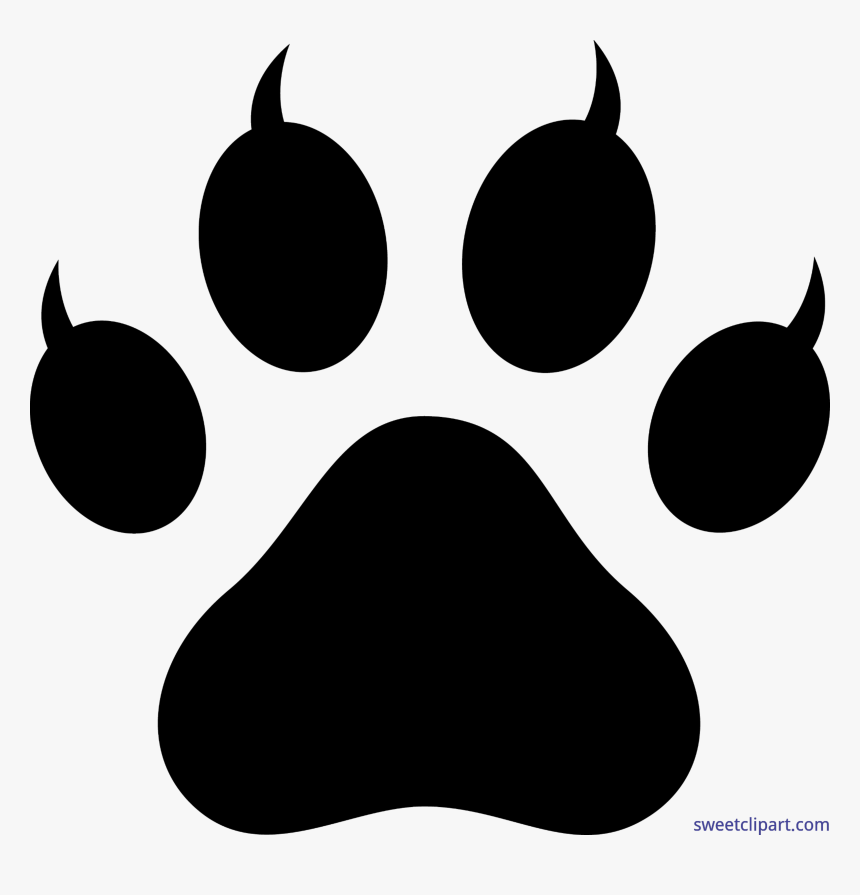 Cat Paw Print Template