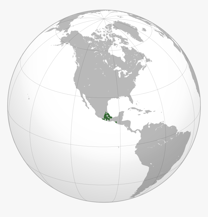 Mesoamerica On A Globe, HD Png Download