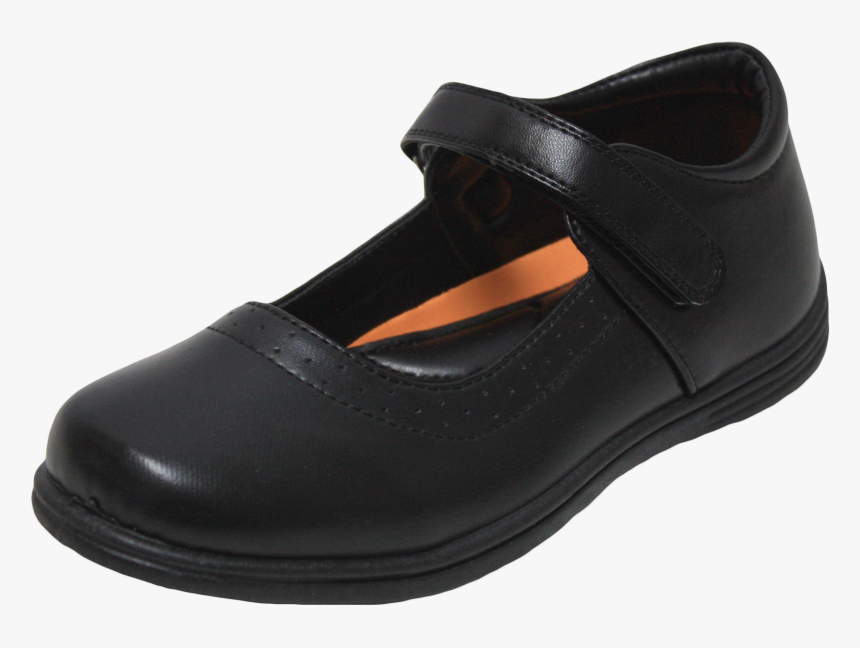 Girls School Shoes Black, HD Png Download