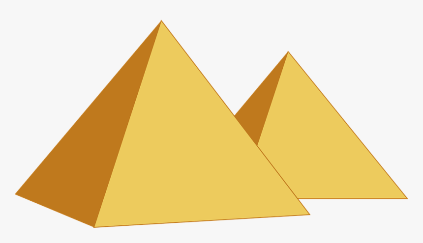 Pyramids Png Hd - Clipart Pyramid, Transparent Png