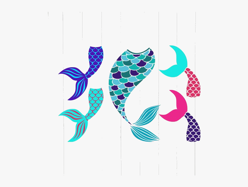 Mermaid Tail Finest Instant Tails Bundle Clipart Ne - Free Clipart Mermaid Tails, HD Png Download