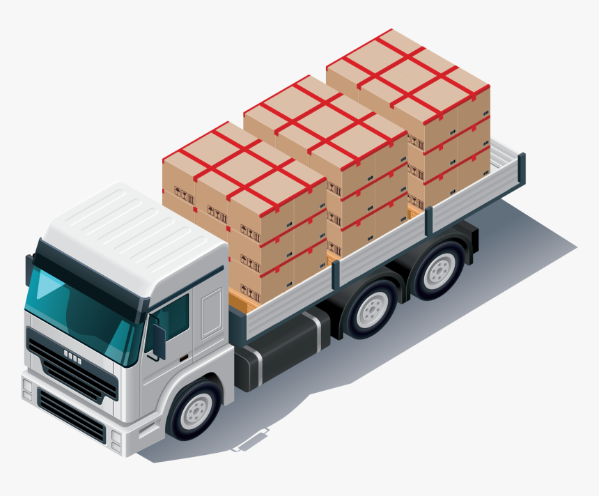 Pickup Truck Cargo Semi-trailer Truck - Truck Load Png, Transparent Png