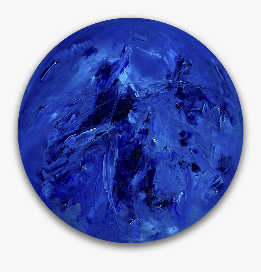 Third Eye Chakra Round - Rough Blue Sapphire Gemstone, HD Png Download