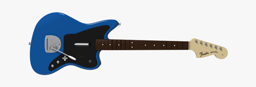 2ds Transparent Guitar - Rock Band Fender Jaguar Blue, HD Png Download