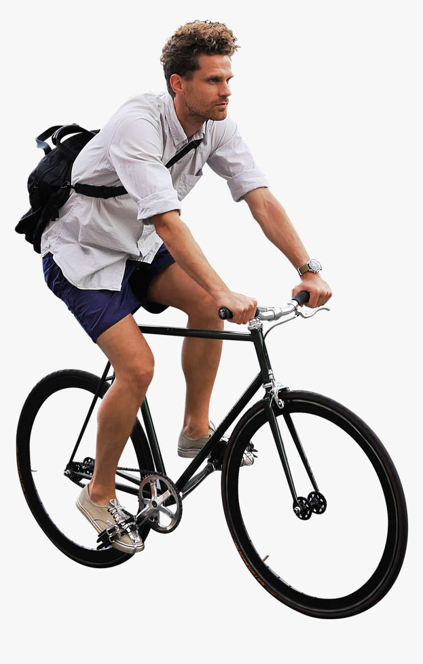 Riding Bike Png, Transparent Png