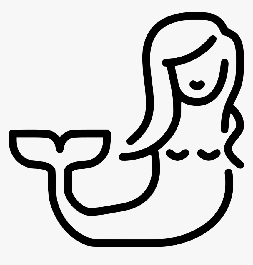 Mermaid - Mermaid Icon Free, HD Png Download