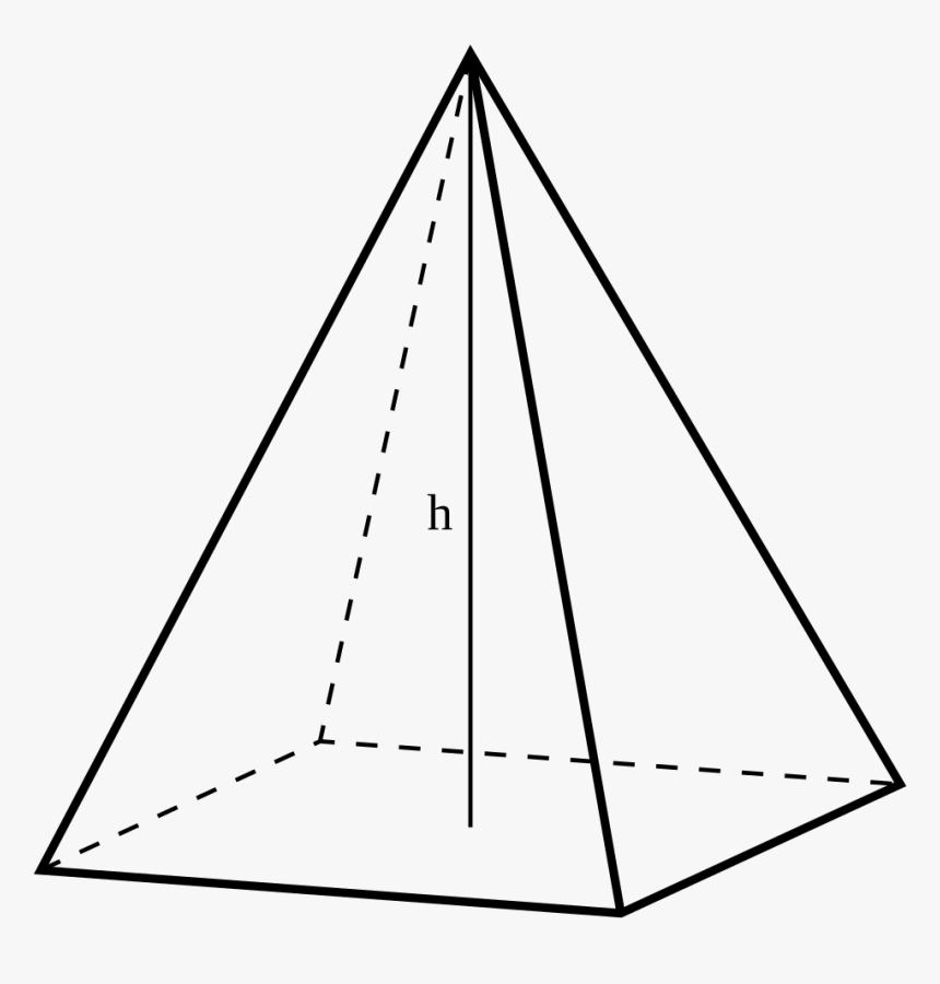 19 Pyramid Clip Black And White Sketch Huge Freebie - Triangle, HD Png Download