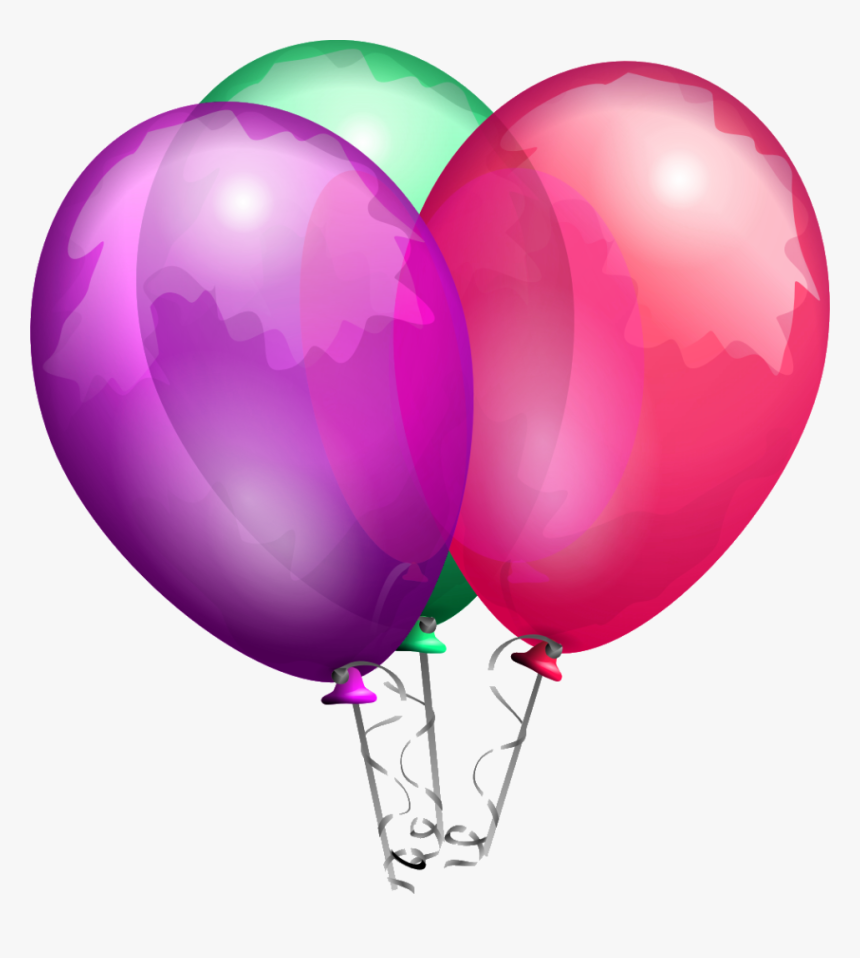 Happy Birthday Balloons Png, Transparent Png