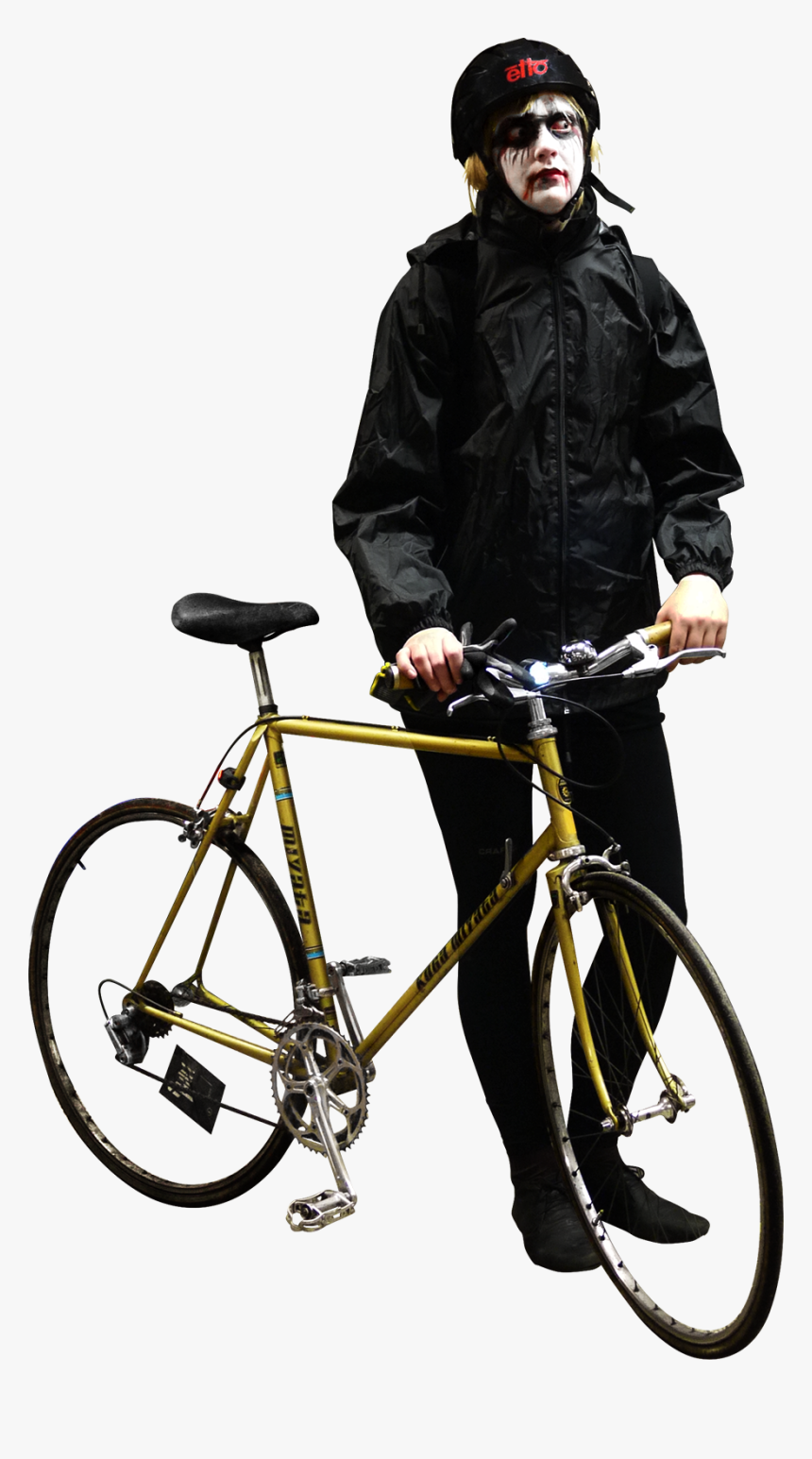 Transparent Person Riding Bike Clipart - People Riding Bicycles Photoshop, HD Png Download