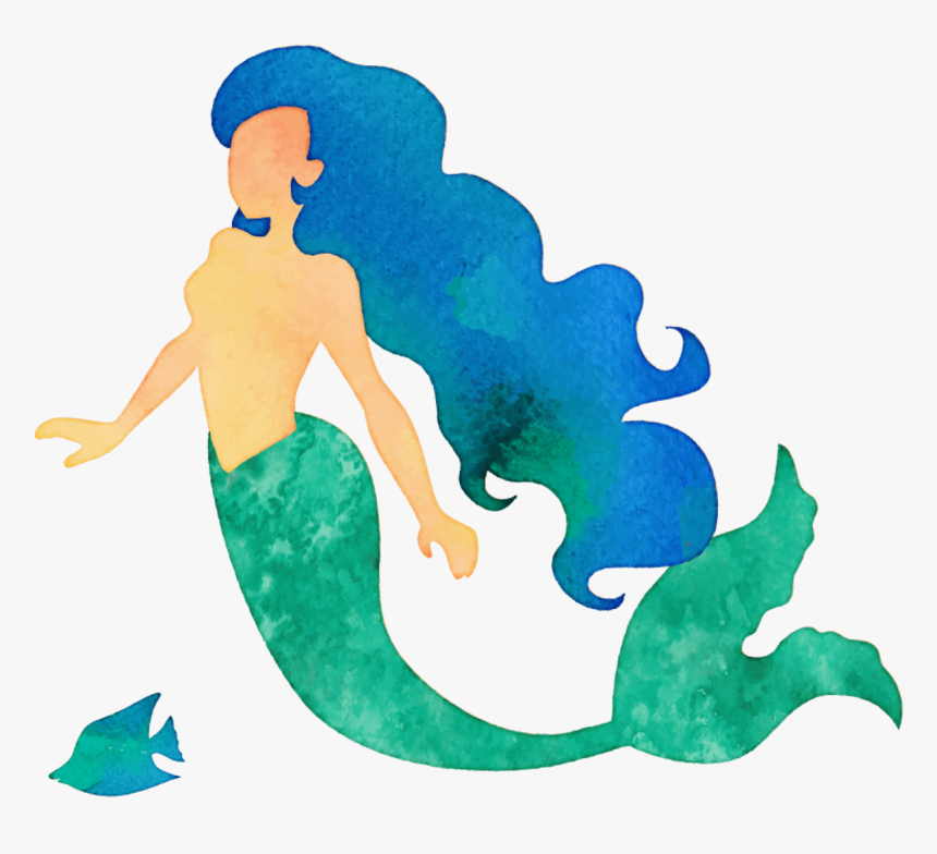 Mermaid Clip Art Illustration Vitruvian Man Blog - Illustration, HD Png Download