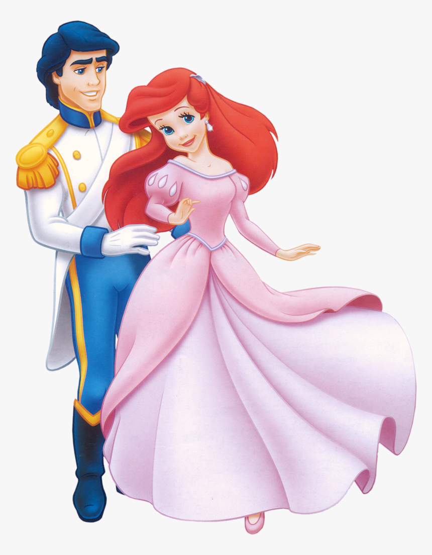 F Orig Png Princess Ariel And Prince Eric, Transparent Png , Transparent Png Image PNGitem