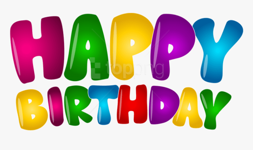 Happy Birthday Balloons Png, Transparent Png