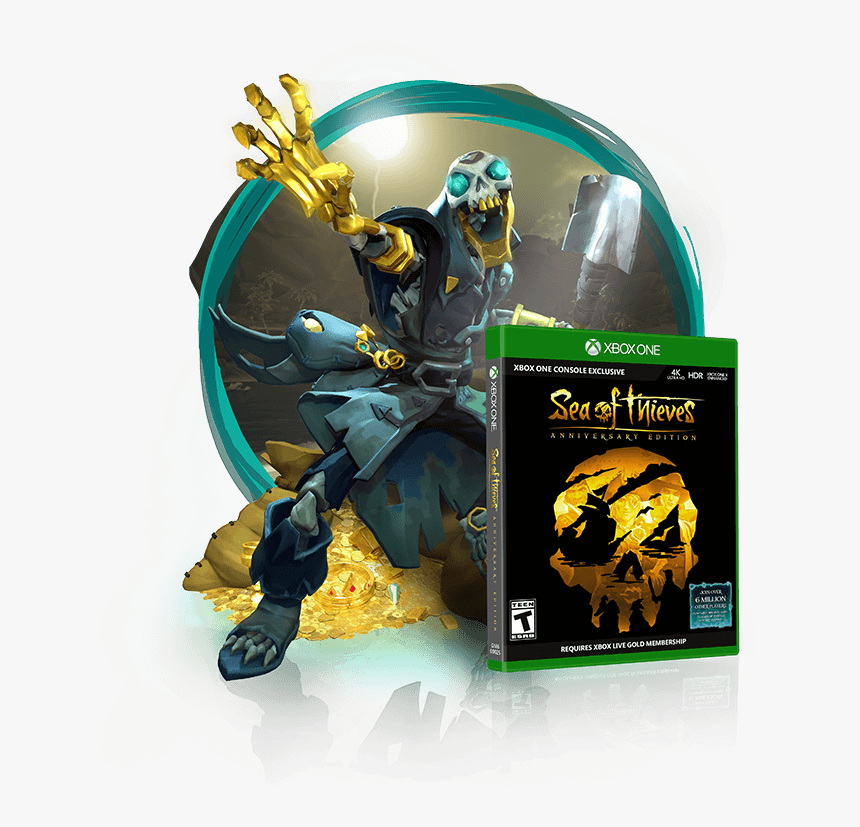 Sea Of Thieves Anniversary Edition Box Art, HD Png Download