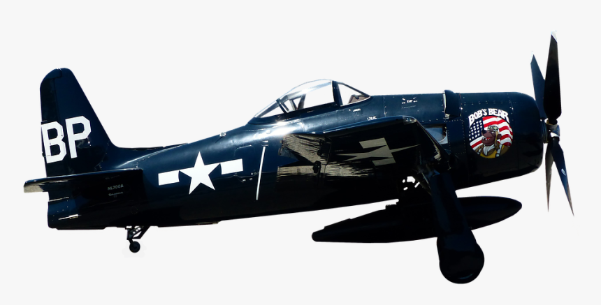 Aircraft, Propeller, Military, Old, War, Wings, Hunting - Military Airplane Old Png, Transparent Png