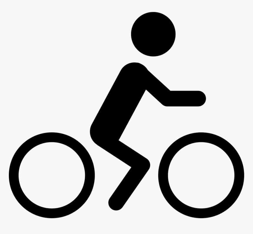 Man Riding A Bicycle Person Riding Bike Icon, HD Png Download , Transparent Png Image PNGitem
