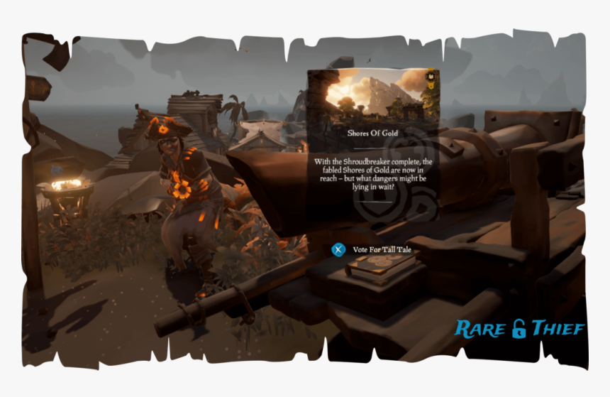 The Shores Of Gold Tall Tale - Scarab Totem Sea Of Thieves, HD Png Download