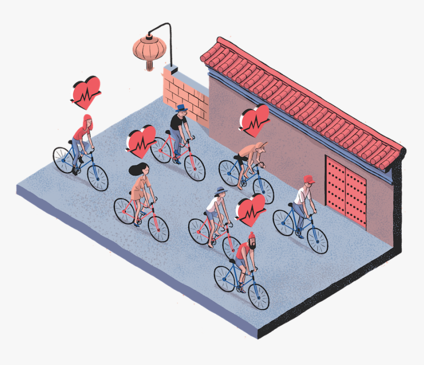 Hybrid Bicycle, HD Png Download