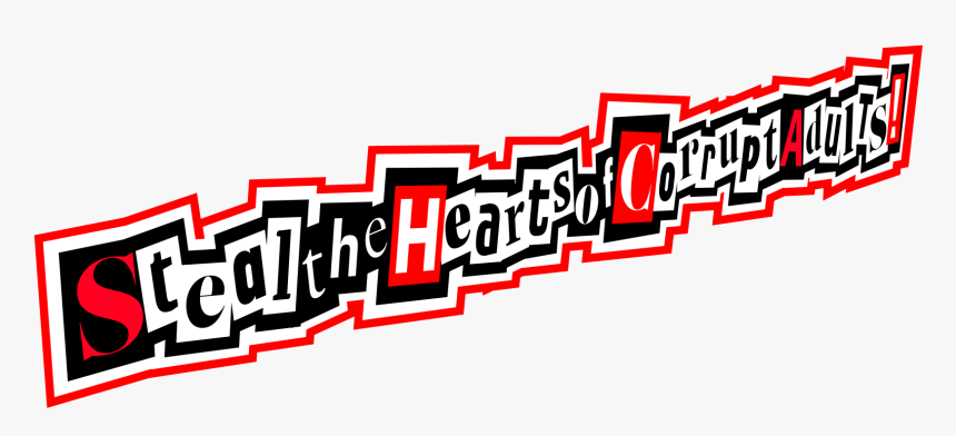 Steal The Hearts Of Corrupt Adults - Phantom Thieves Logo Transparent, HD Png Download