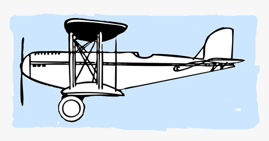 Old Airplane Cliparts - Wright Brothers Airplane Outline, HD Png Download
