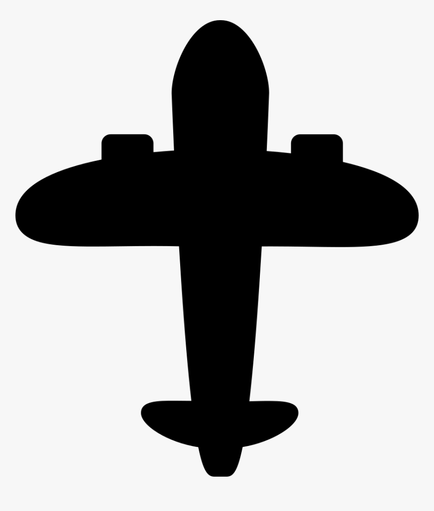 Vintage Airplane - Black Cross, HD Png Download