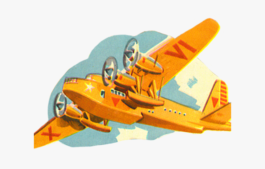 Old Airplane Cliparts - Vintage Plane Png, Transparent Png