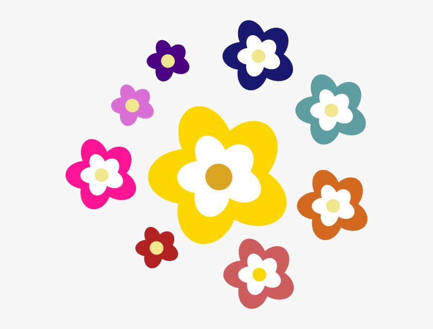 Transparent Herbs Clipart - Flowers Different Colors Clip Art, HD Png Download