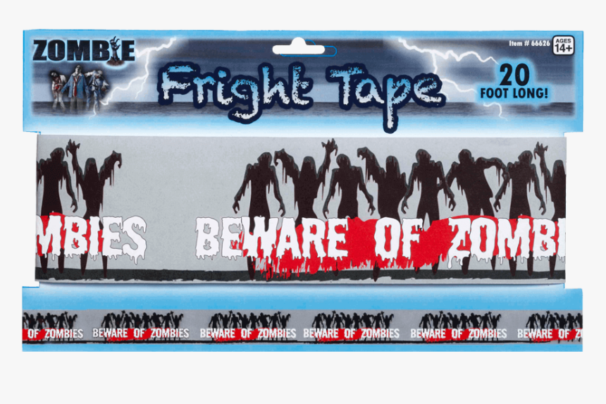 Zombie Warning Tape - Barricade Tape, HD Png Download