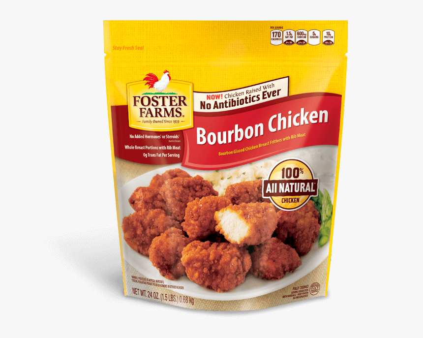 Bourbon Chicken - Foster Farms Boneless Wings, HD Png Download