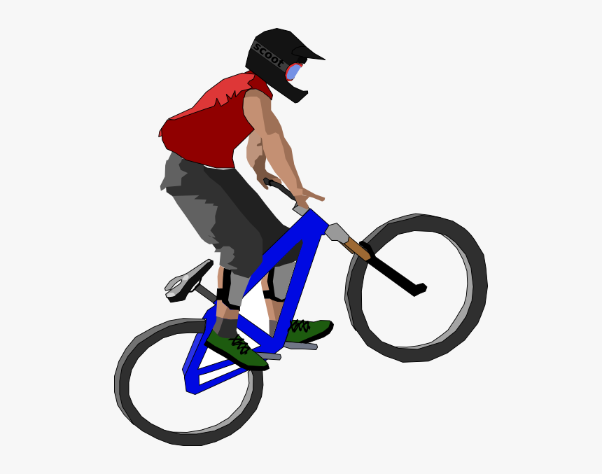 Bike Clip Art At - Biking Clip Art, HD Png Download