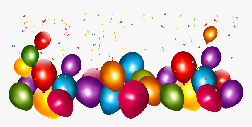 Balloon,party Supply,easter Egg,graphics - Transparent Background Happy Birthday Clipart, HD Png Download