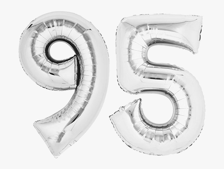 Foil Balloon 80cm Silver Lettering - Balon U Obliku 0, HD Png Download