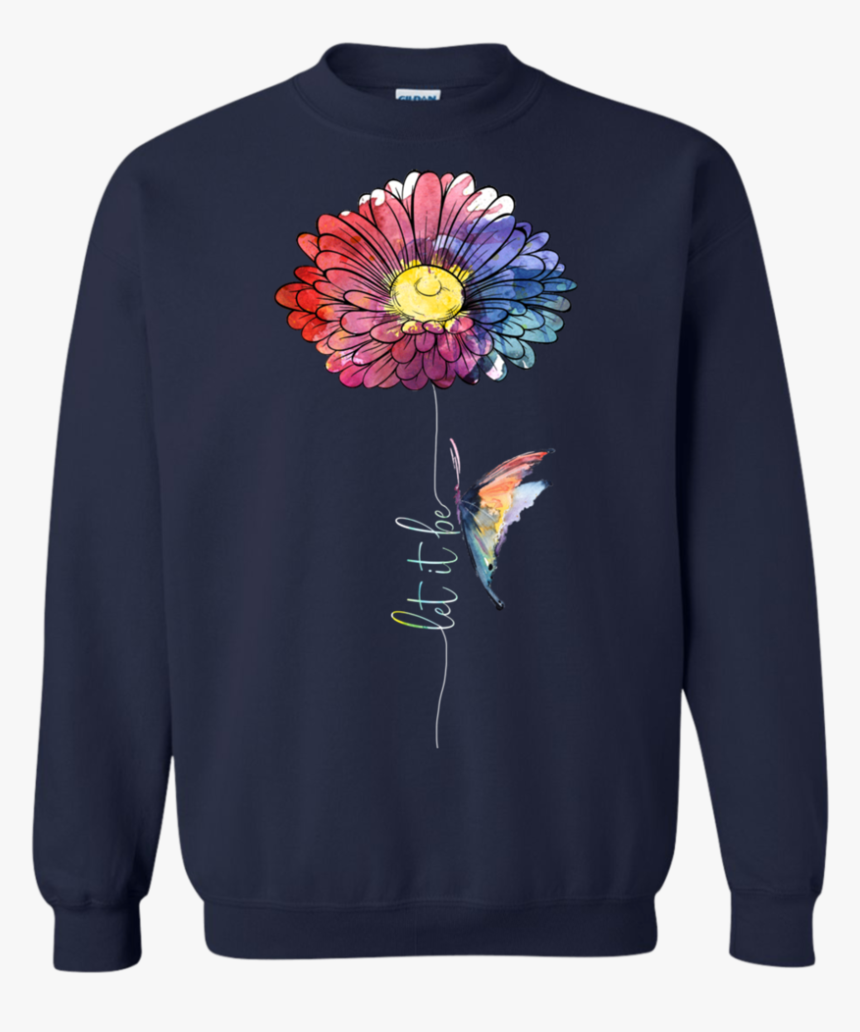 Let It Be Awesome Colorful Flower And Butterfly Shirt - Dark Souls Christmas Sweater, HD Png Download